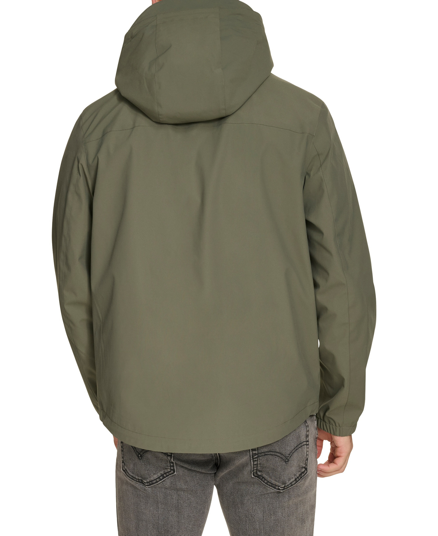 Levi's Men's Hooded Rain Jacket - Sage Green