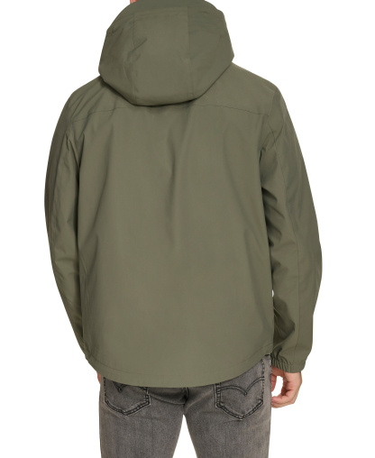 Levi's Men's Hooded Rain Jacket - Sage Green