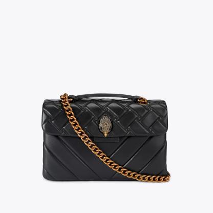 Kurt Geiger London Leather Kensington Bag - Black
