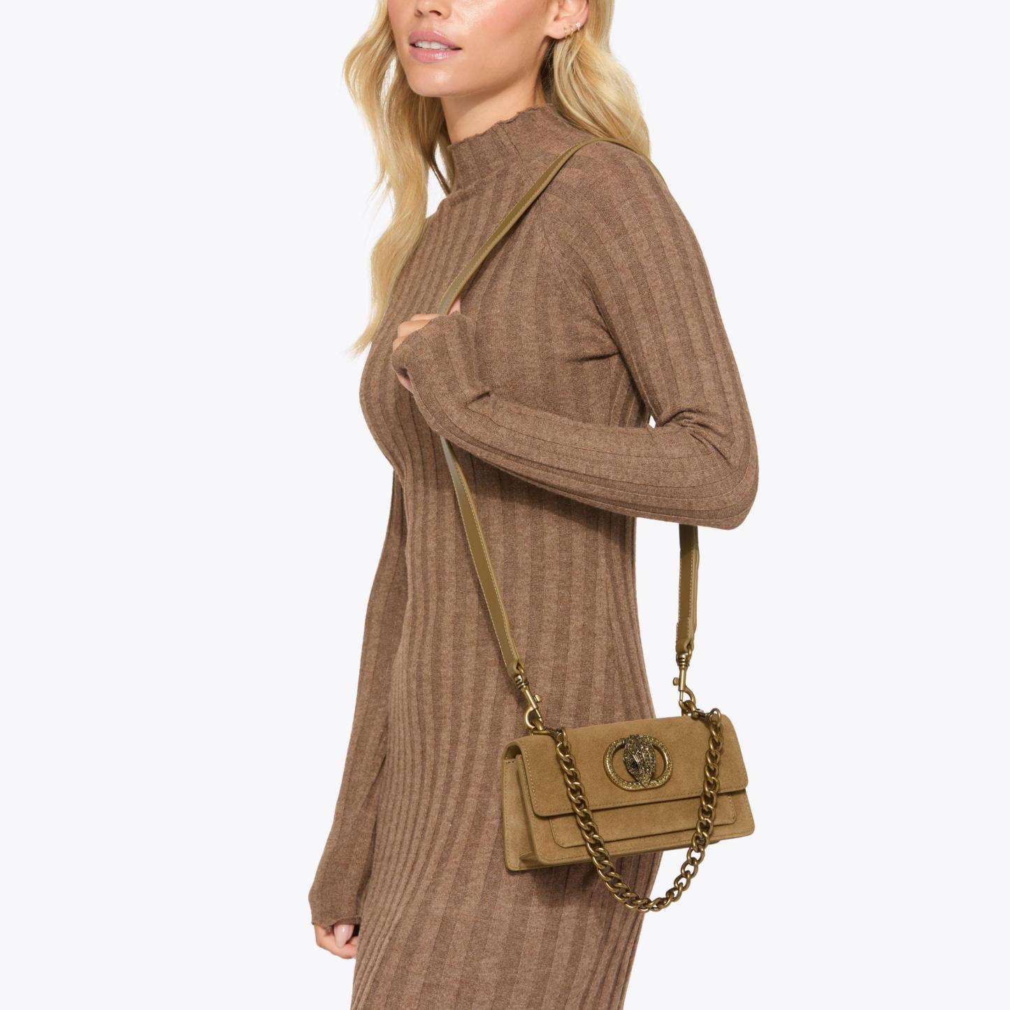 Kurt Geiger London Small Chelsea East West Bag - Tan - view 2