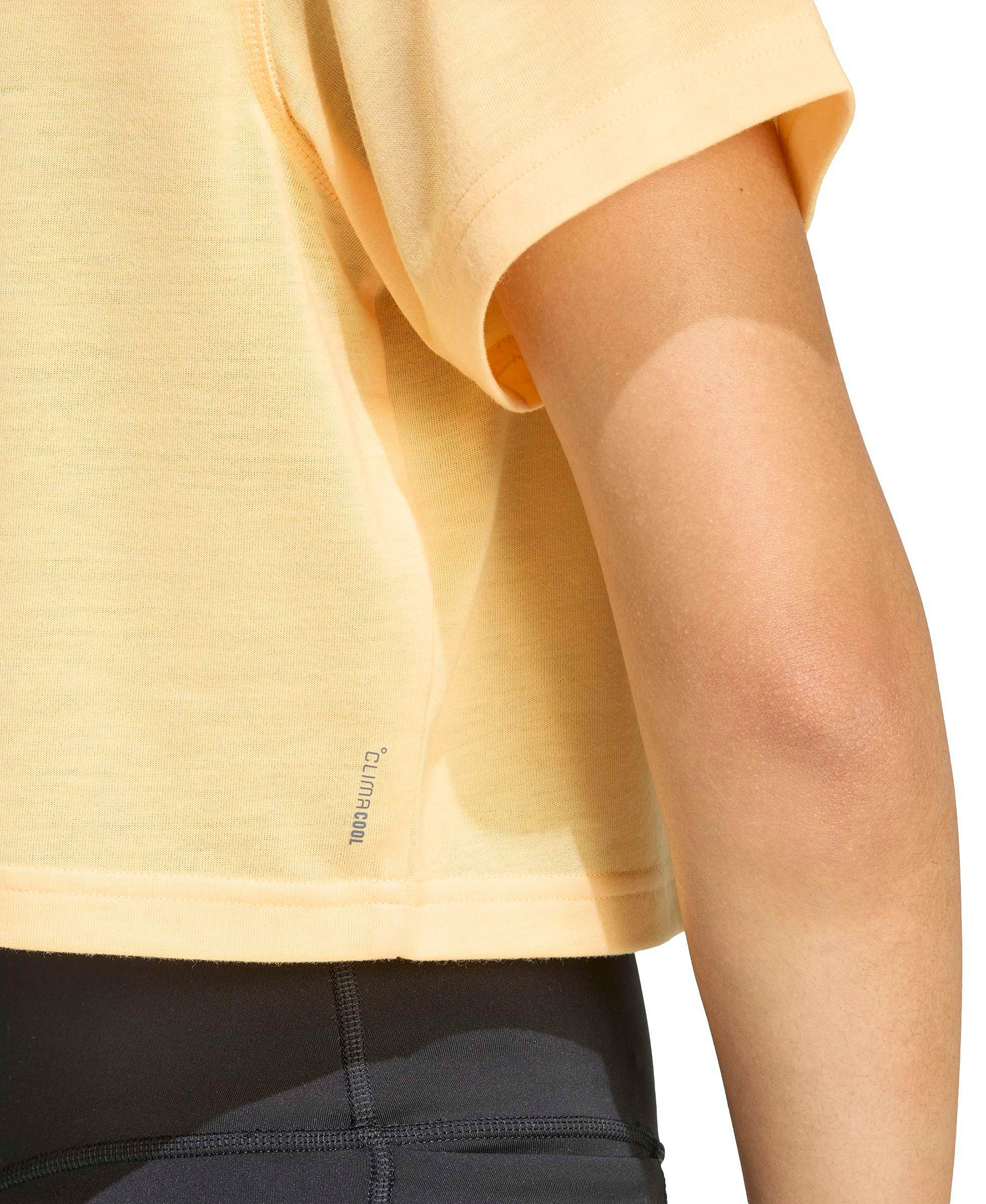adidas Women's Train Essentials Boxy Workout T-Shirt - Semi Ice Tangerine