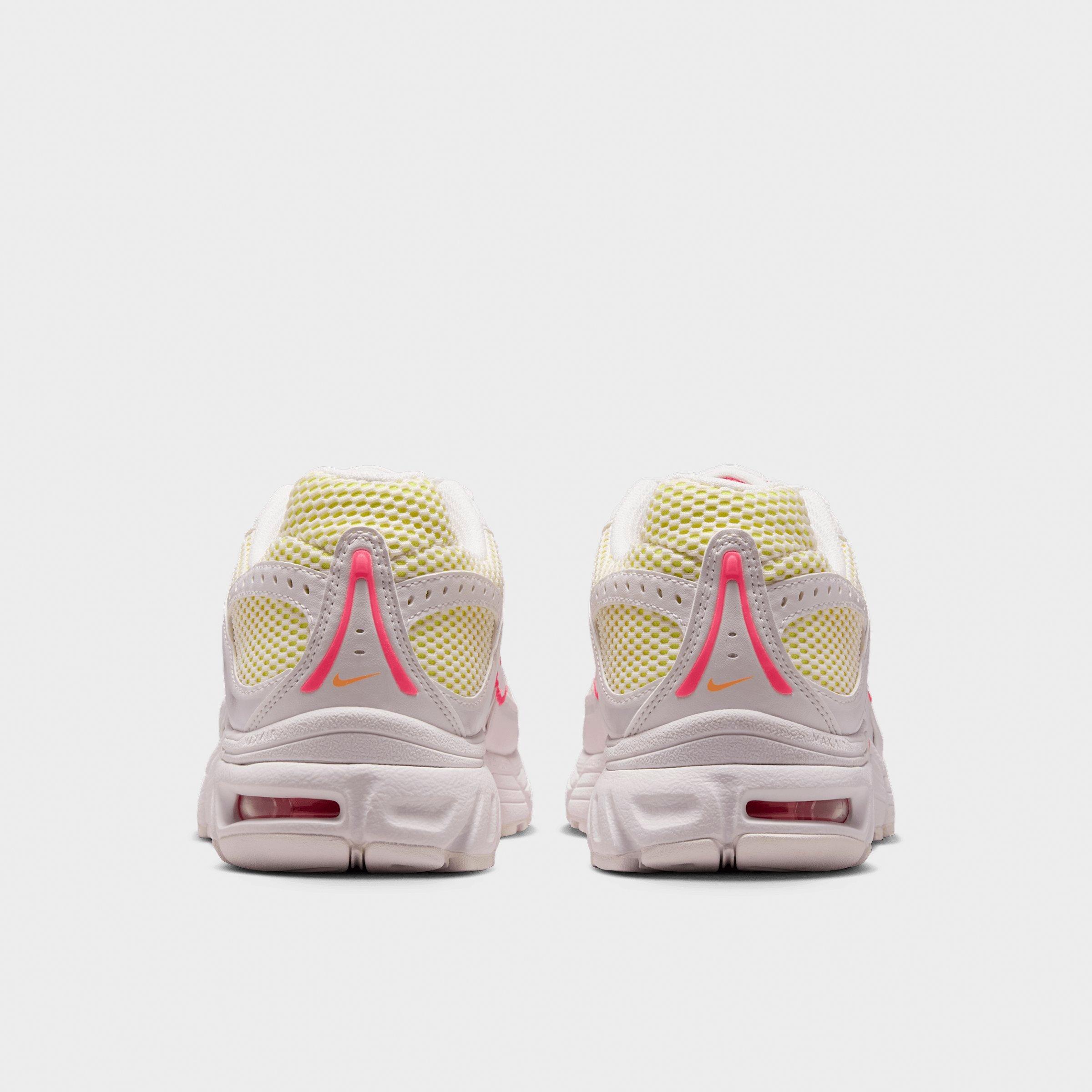 Women's Nithtke Air Max Moto 2K Casual Shoes - Part 1 - Summit White/Hyper Pink/Orange Pulse/Summit White - Back view