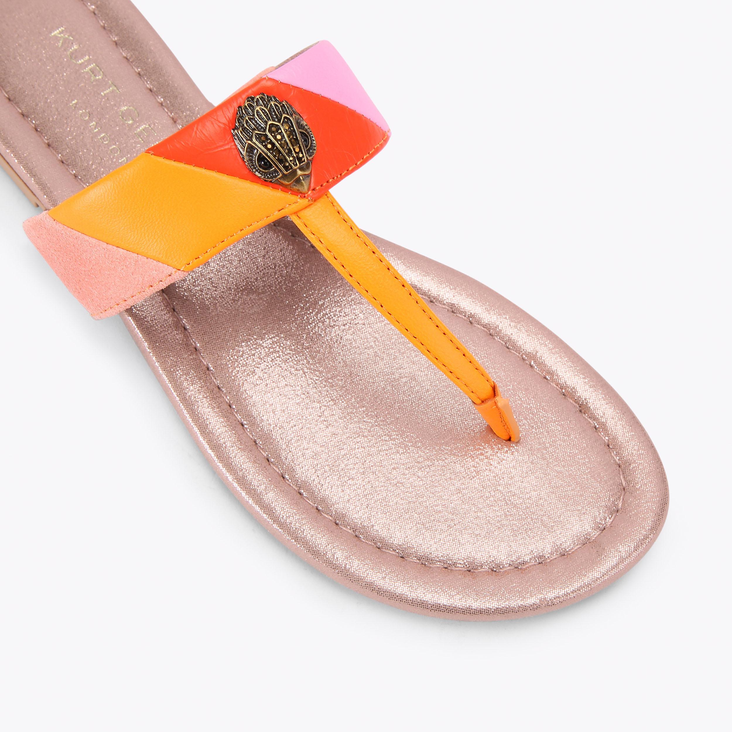 Kurt Geiger London Kensington T-bar Sandal - Pink - view 5