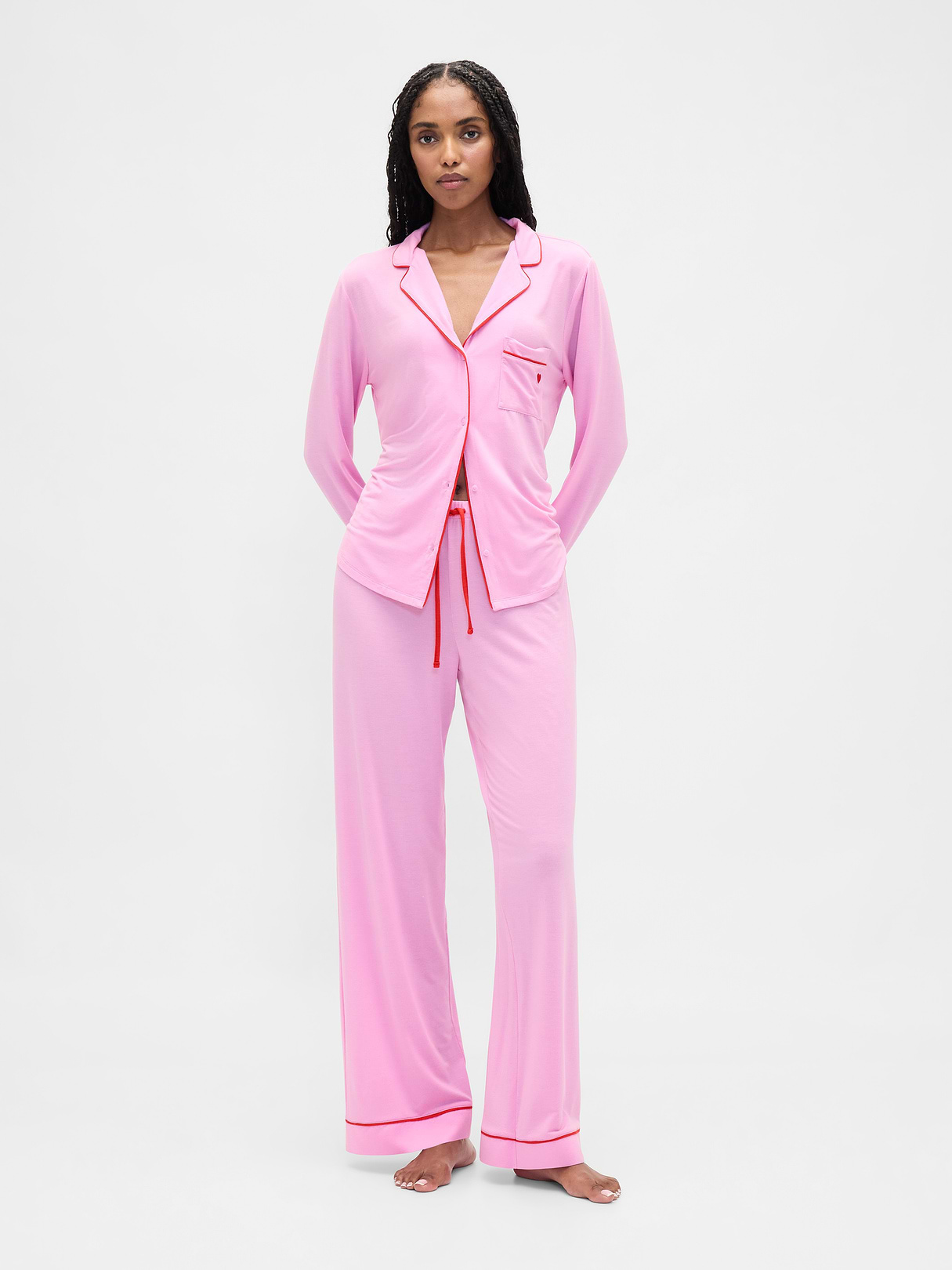 SoftMade Modal PJ Pants - Sugar pink