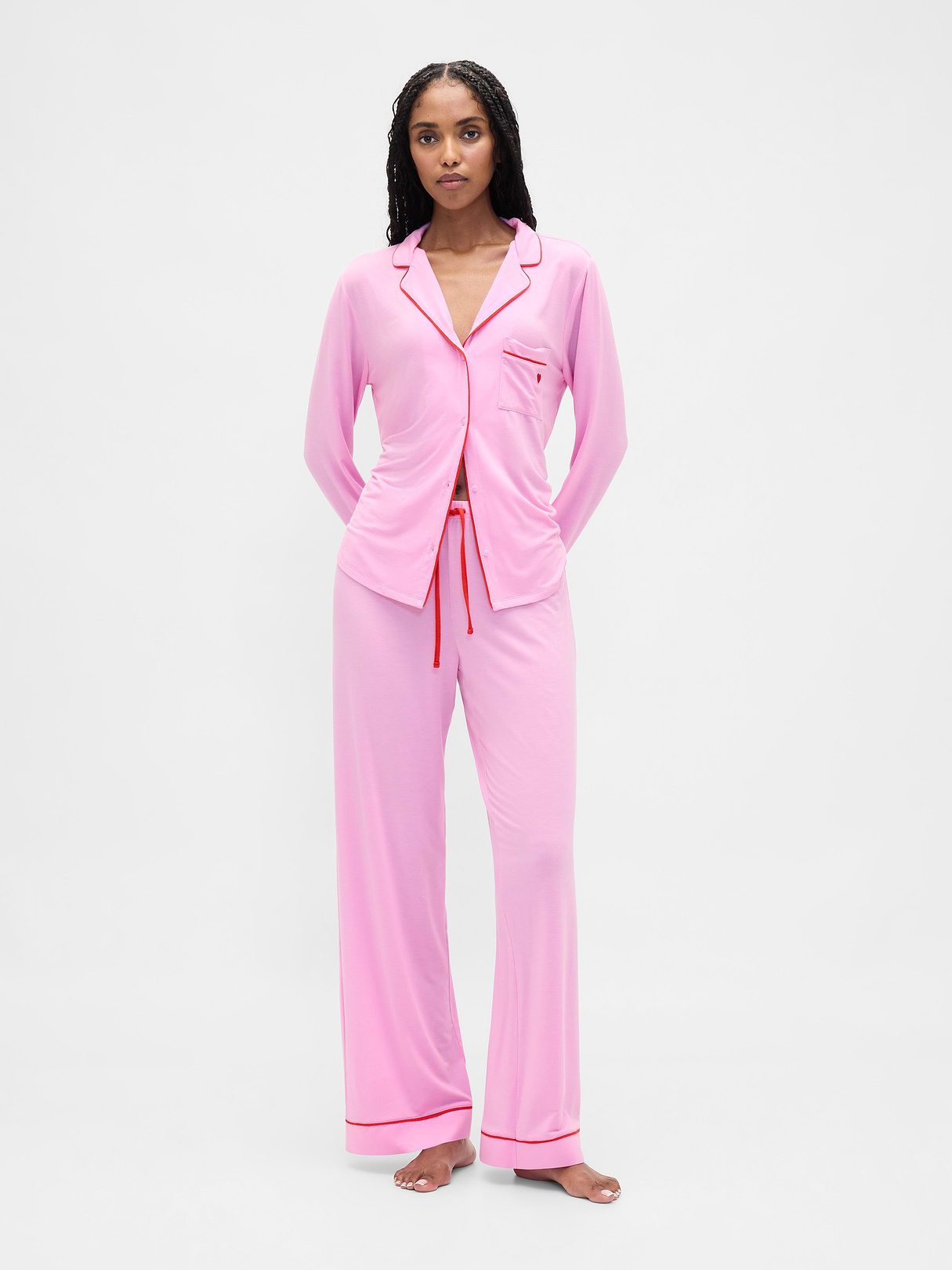 SoftMade Modal PJ Pants - Sugar pink