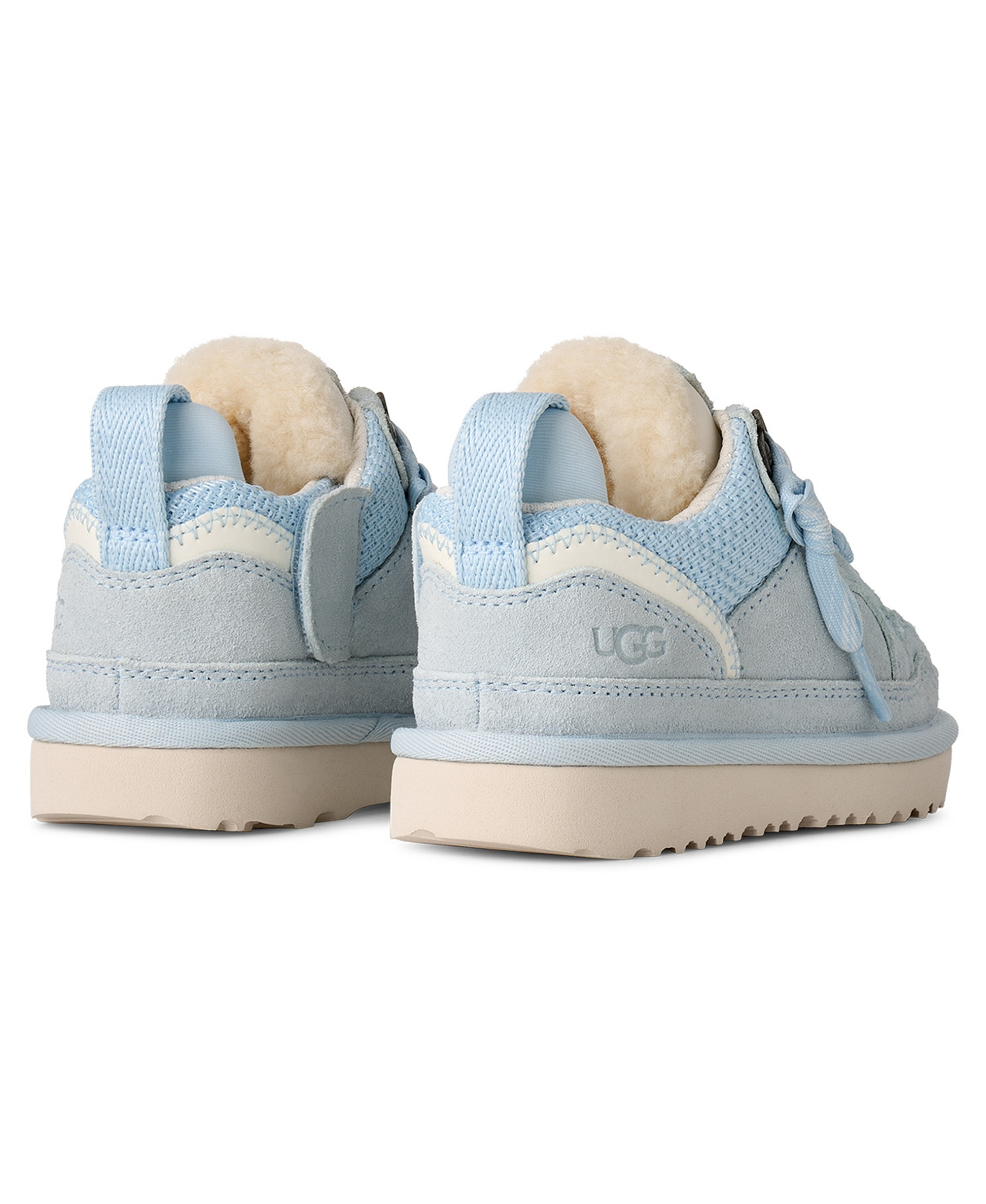 UGG® Toddler Kids Lowmel Lace-Up Sneakers - Sky Blue
