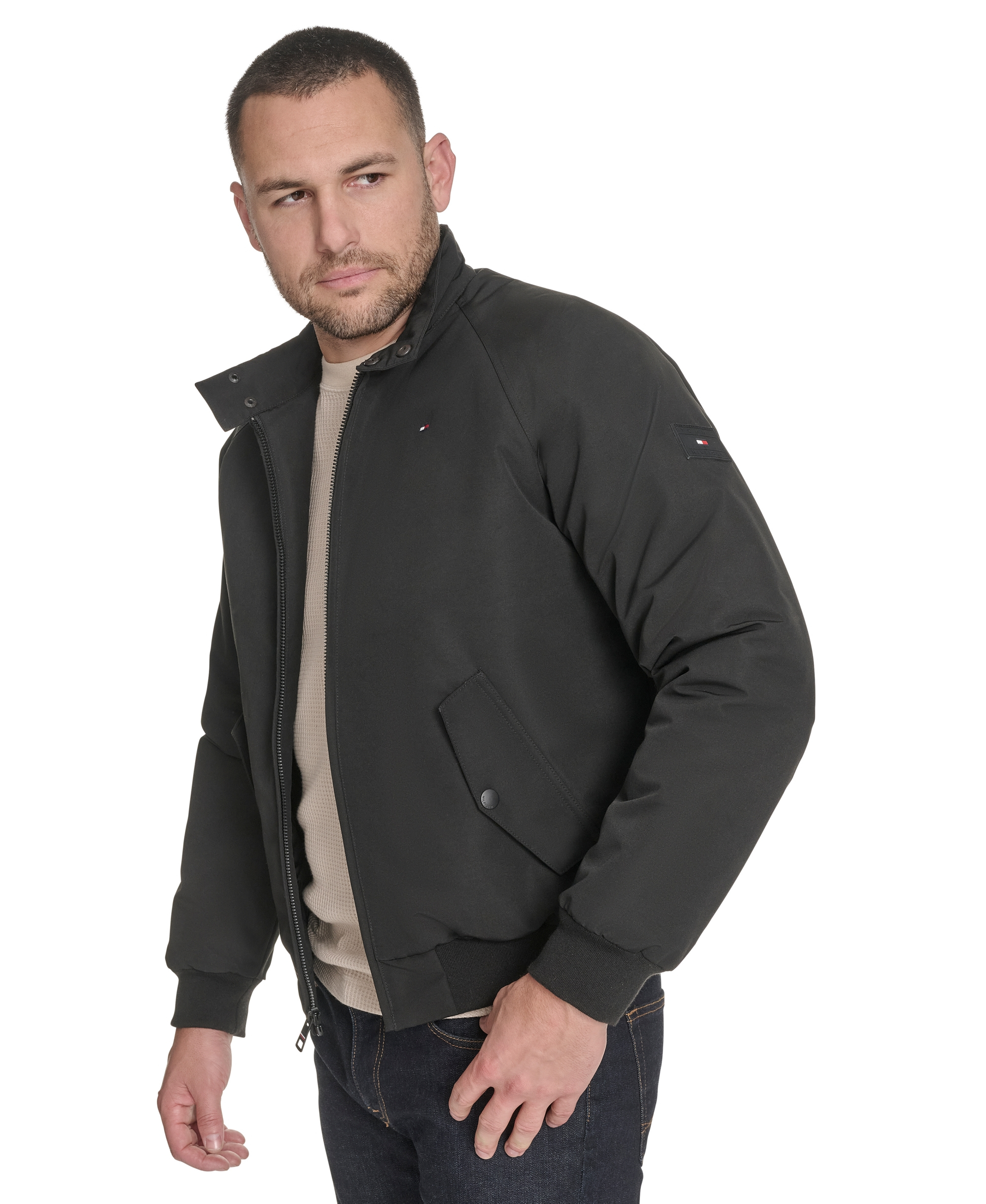 Tommy Hilfiger Men's New Modern Bomber - Black