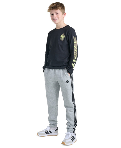 adidas Boys' 8-20 Long-Sleeve Built for Speed T-Shirt - Black w/Multi