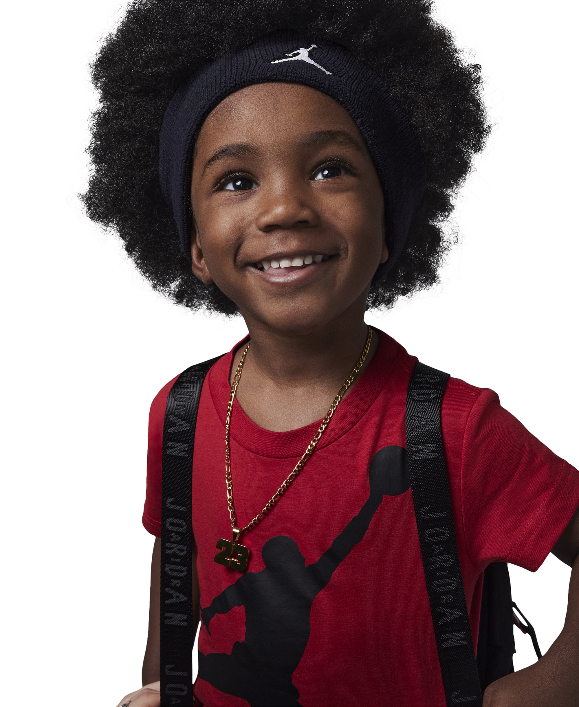 Jordan Boys' 2T-4T Jumbo Jumpman T-Shirt and Shorts, 2-Piece Set - Black/Red