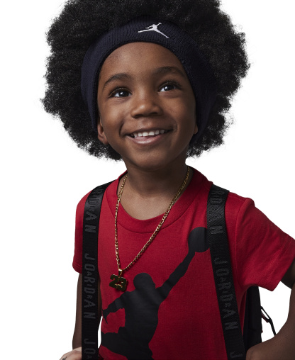 Jordan Boys' 2T-4T Jumbo Jumpman T-Shirt and Shorts, 2-Piece Set - Black/Red