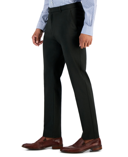 Tommy Hilfiger Men's Modern-Fit Stretch Dress Fall Pants - Olive Green