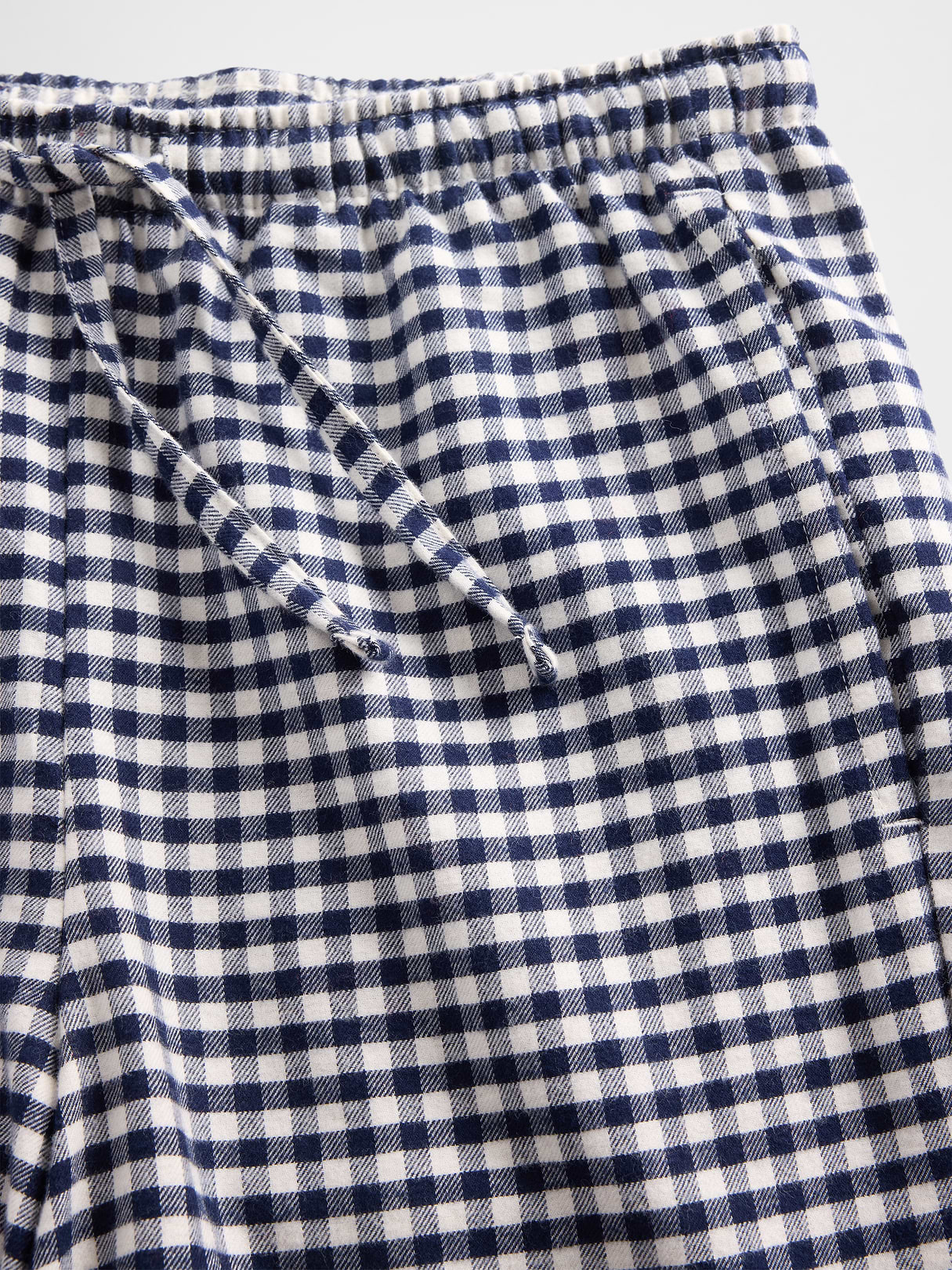 Adult Softest Flannel PJ Pants - Navy blue gingham