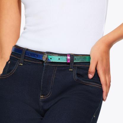 Kurt Geiger London Reversible Eagle Belt - Multi Colored - view 2