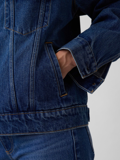 Oversized Icon Denim Jacket - Medium wash
