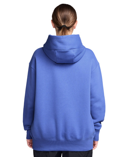 Nike Women's Sportswear Phoenix Fleece Oversized Pullover Hoodie - Lt Medium Blue/sail