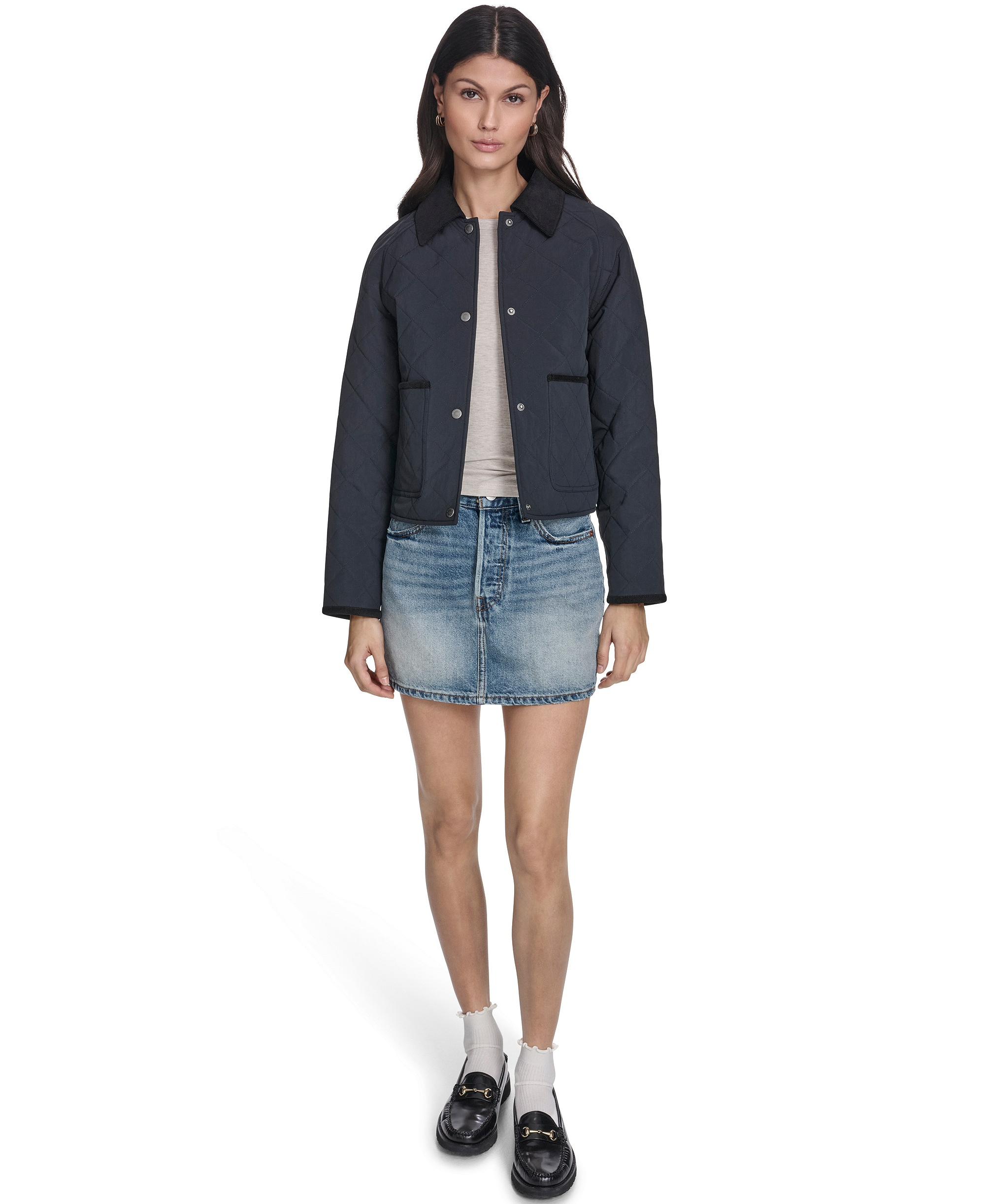 Levi's Women's Diamond Quilted Jacket - Black