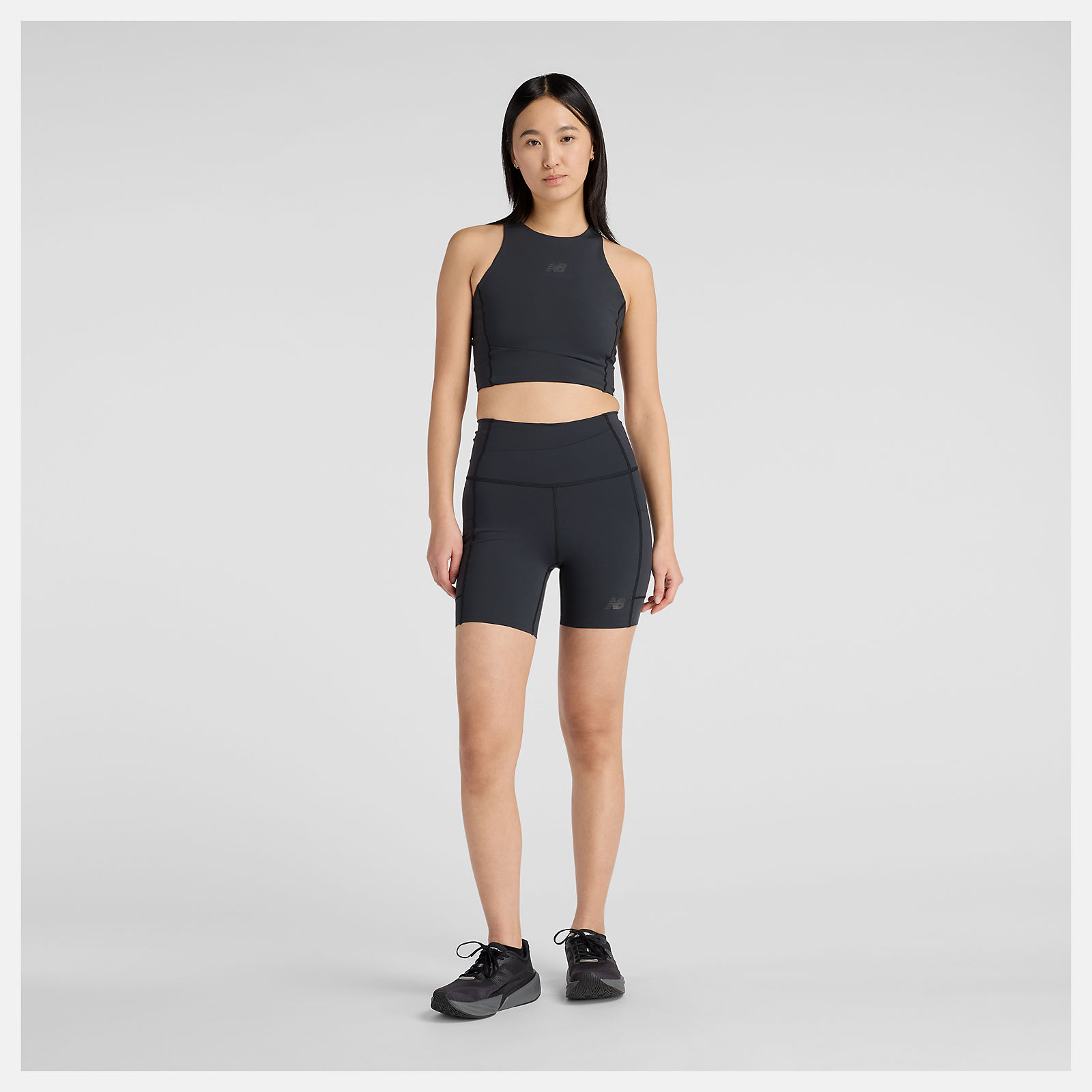 New Balance RC Elite Storage Crop Tank, WT61P7F8BK