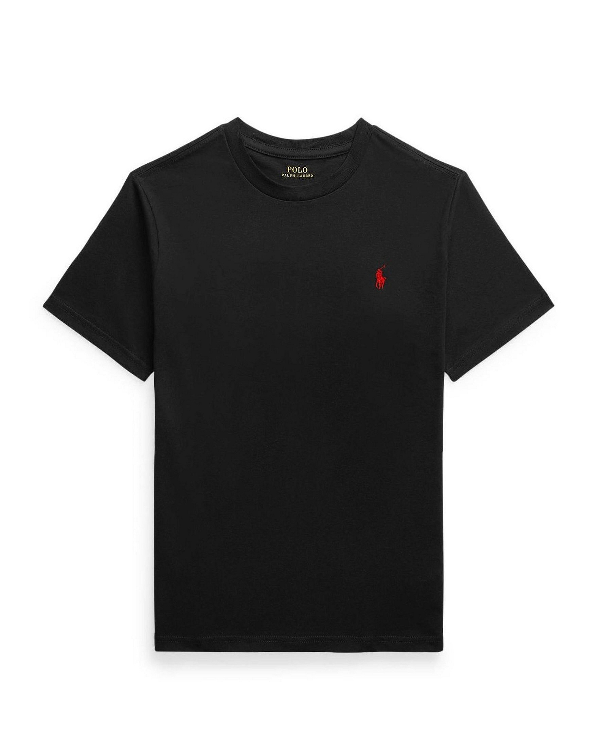Polo Ralph Lauren Boys' 8-20 Cotton Jersey Crewneck T-Shirt - Polo Black