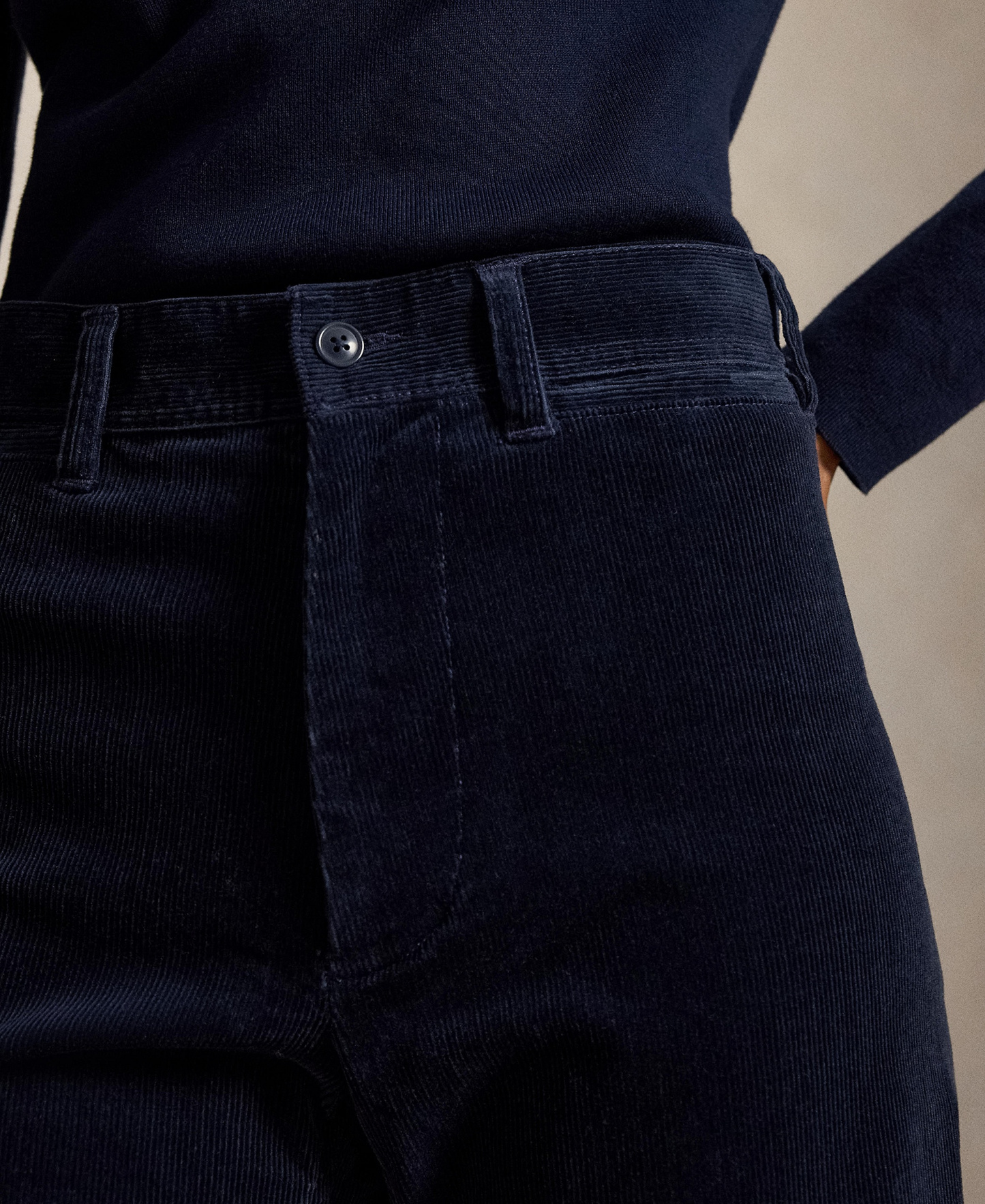 Polo Ralph Lauren Women's Beaton Corduroy Flared Pants - Navy