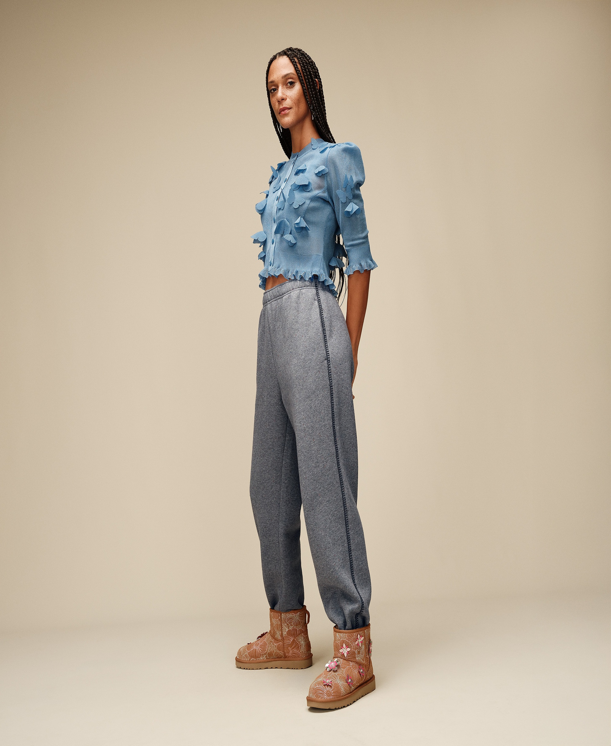 UGG Women's Classic Fleece Sweatpants - Medium Grey Heather