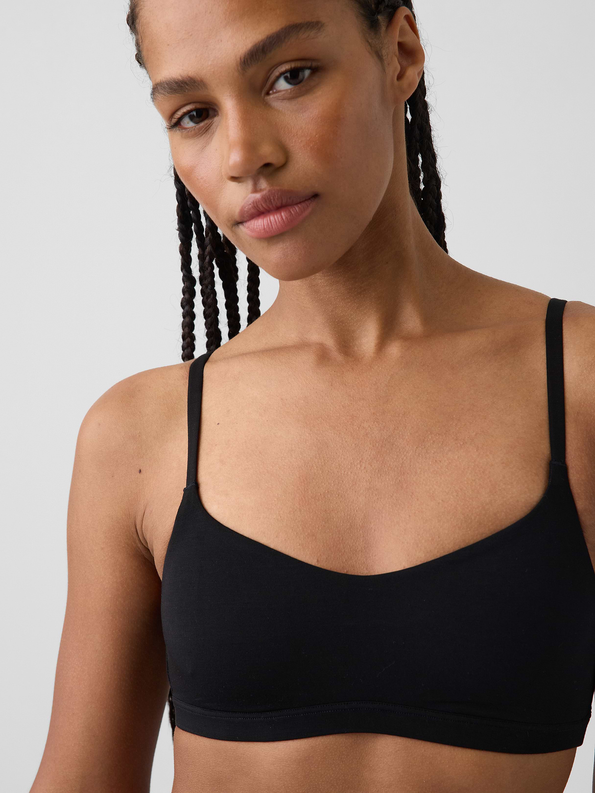 SoftMade Modal Bralette - True black