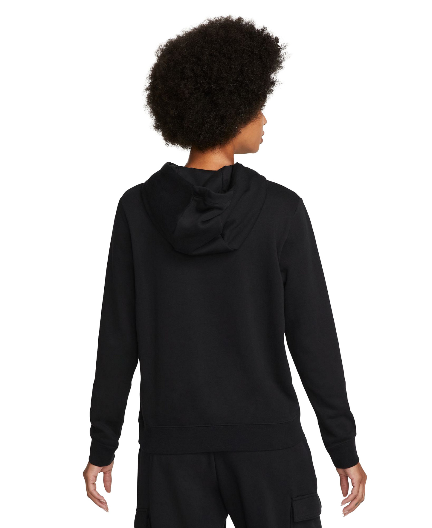 Nike Women's Sportswear Club Fleece Pullover Hoodie - Black/white