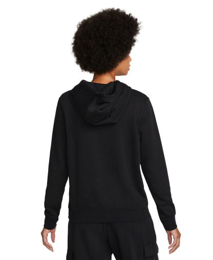 Nike Women's Sportswear Club Fleece Pullover Hoodie - Black/white