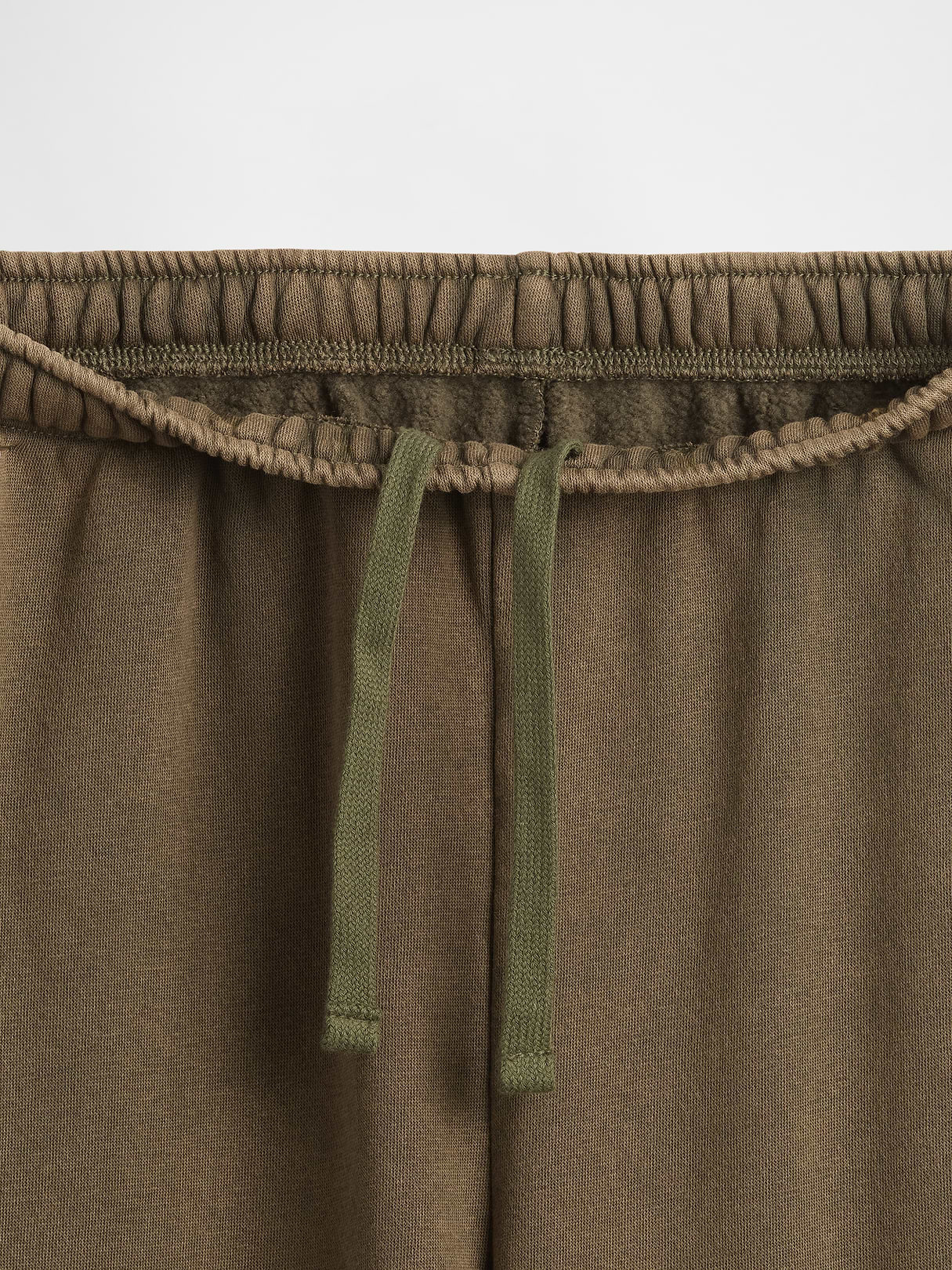 VintageSoft Baggy Sweatpants - Black moss green wash