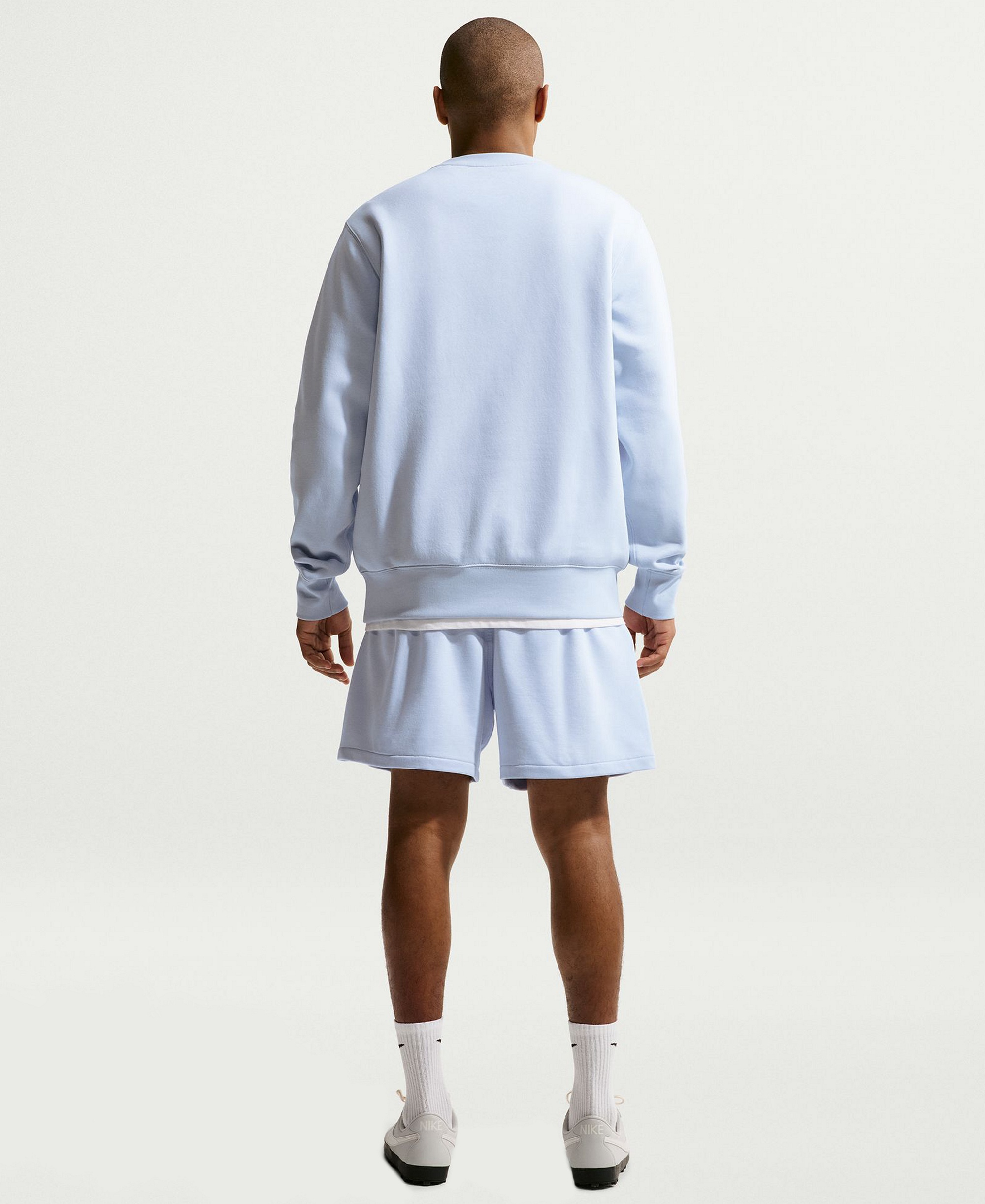Nike Men's Club French Terry Flow Pull-On Shorts - Hydrogen Blue