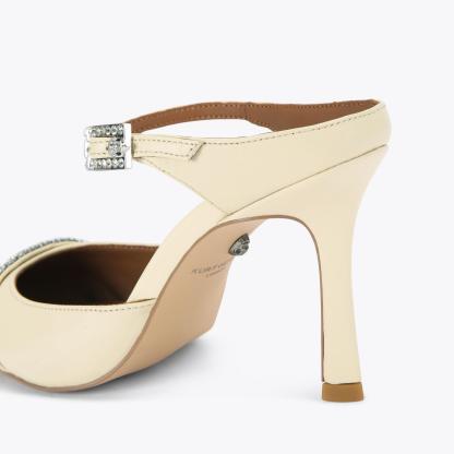 Kurt Geiger London Strass Point Mule - Beige - view 4