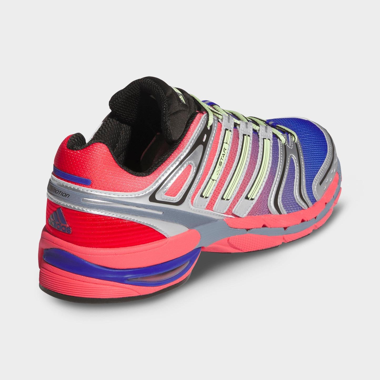 Men's adidas Adistar Control 5 Casual Shoes - Part 1 - Silver Metallic/Frozen Lemon/Lucid Blue - Back view