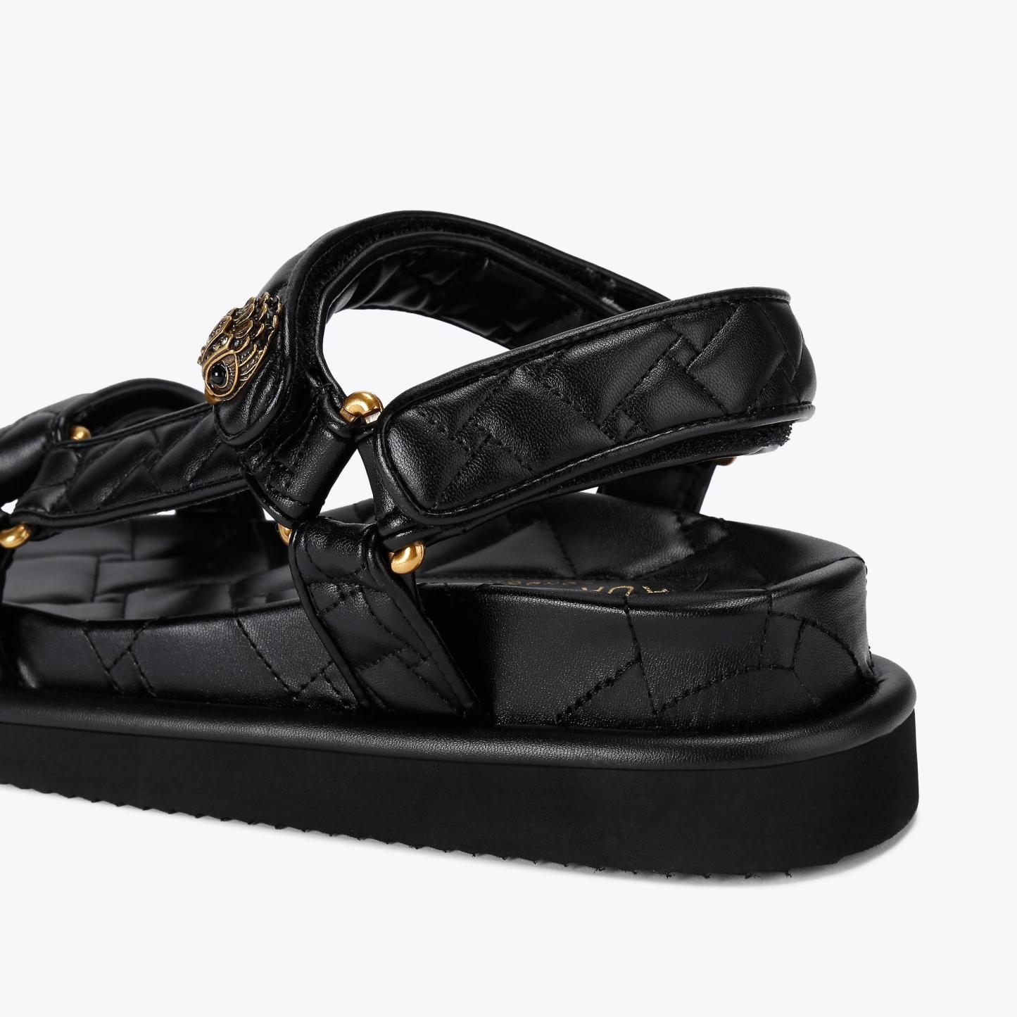 Kurt Geiger London Orson Velcro Sandal - Black - view 4
