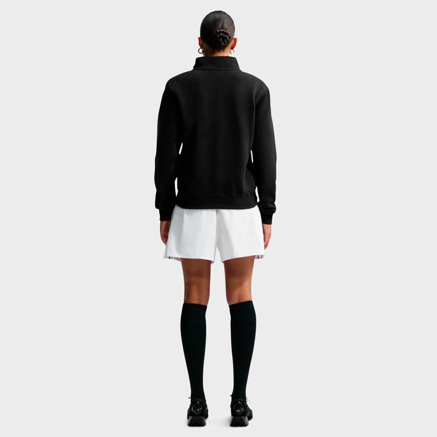 Women's Nithtke Studio Fleece Medium-Weight Quarter-Zip Jacket - Total Black/Sail