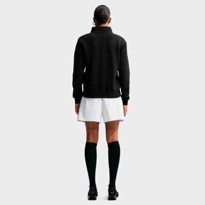 Women's Nithtke Studio Fleece Medium-Weight Quarter-Zip Jacket - Total Black/Sail
