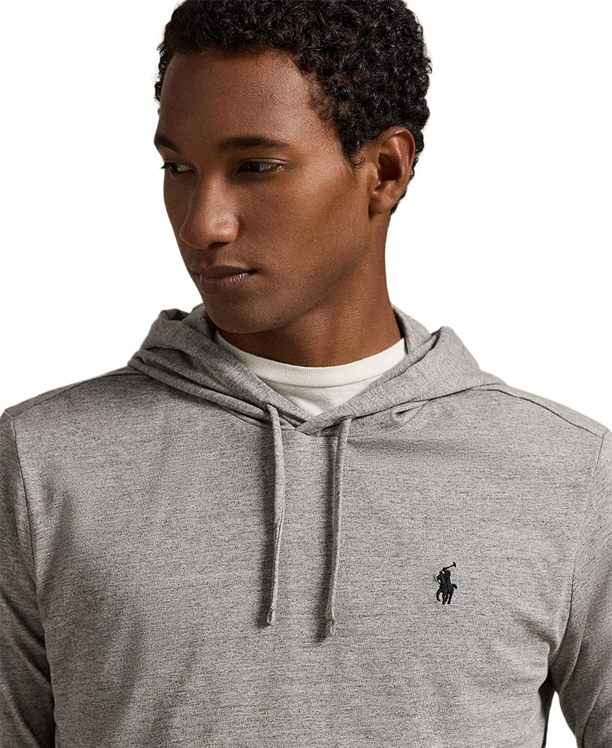 Polo Ralph Lauren Men's Hooded Jersey - Gray