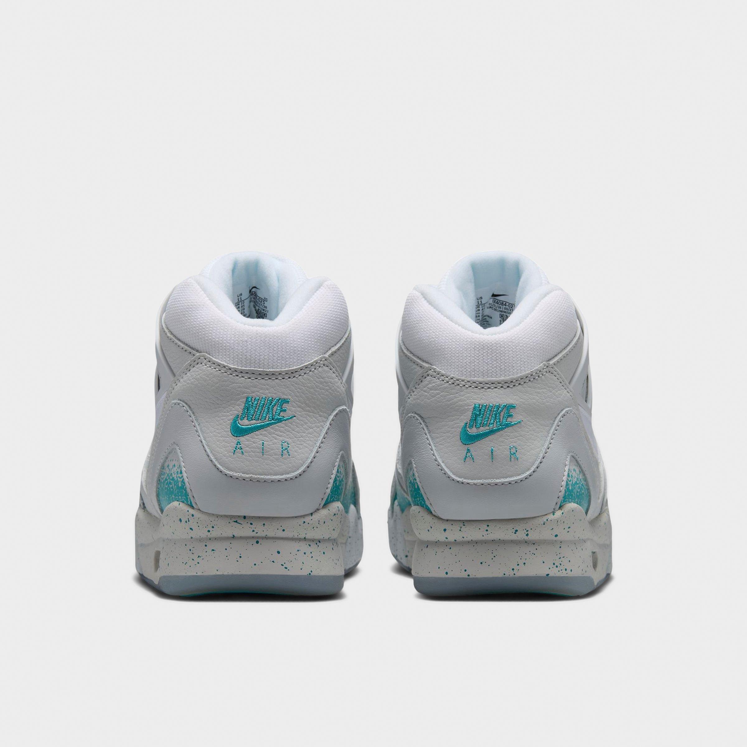 Men's Nithtke Air Tech Challenge 2 Casual Shoes - Photon Dust/Dusty Cactus/Picante Red/White - Back view