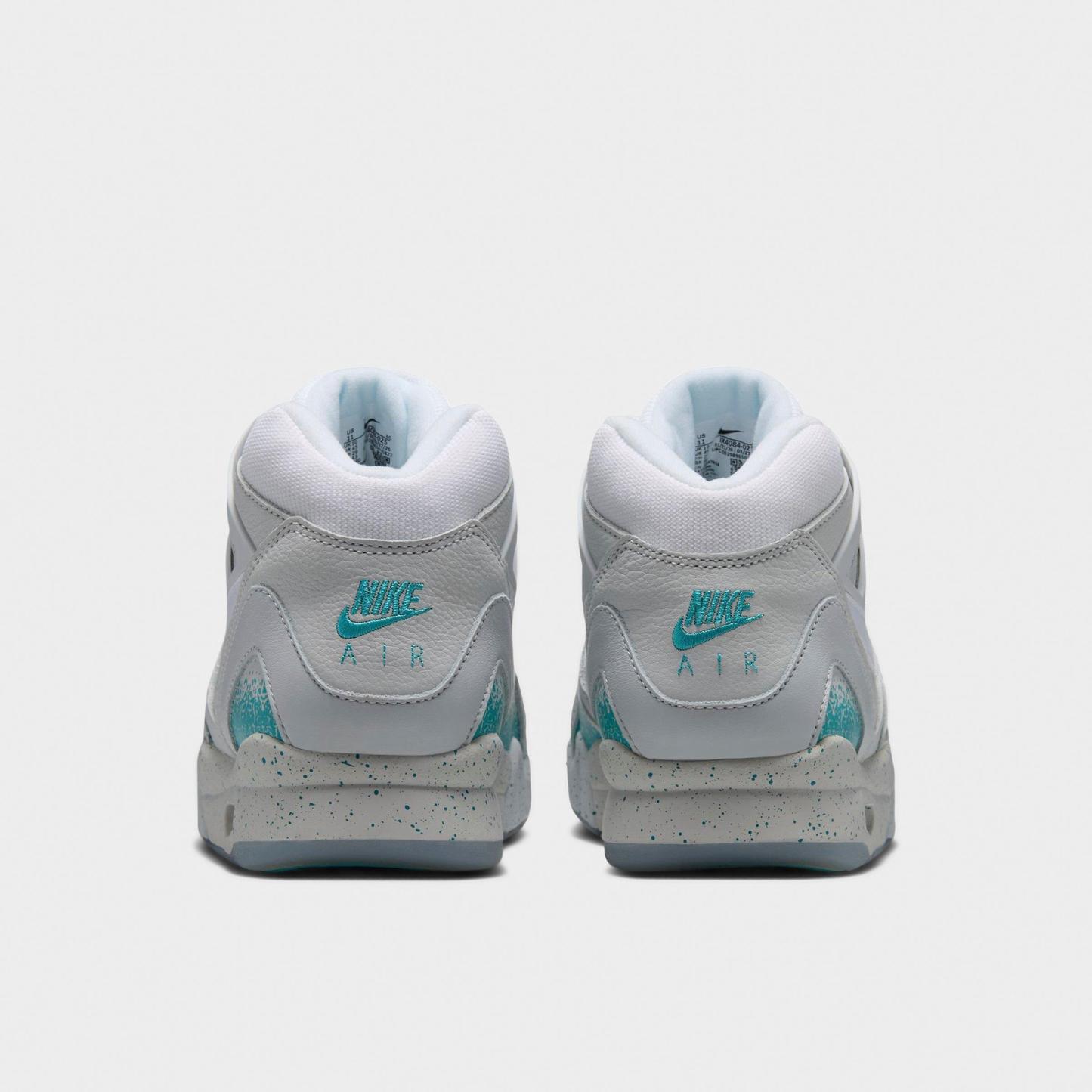 Men's Nithtke Air Tech Challenge 2 Casual Shoes - Photon Dust/Dusty Cactus/Picante Red/White - Back view