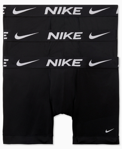 Nike Men's Essential Micro Boxer Briefs, 3-Pack - Black
