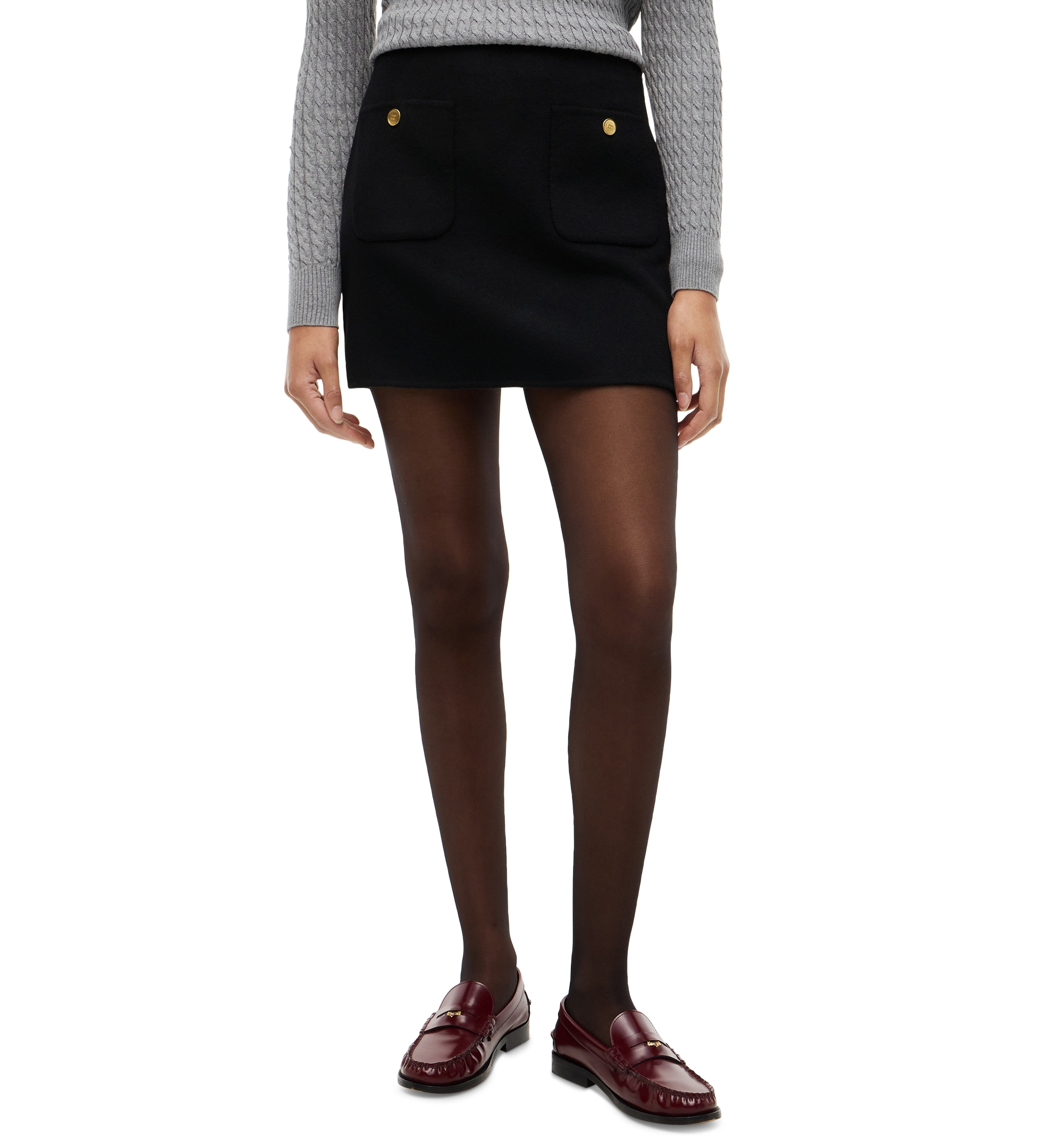 Tommy Hilfiger Women's A-Line Mini Skirt - Black