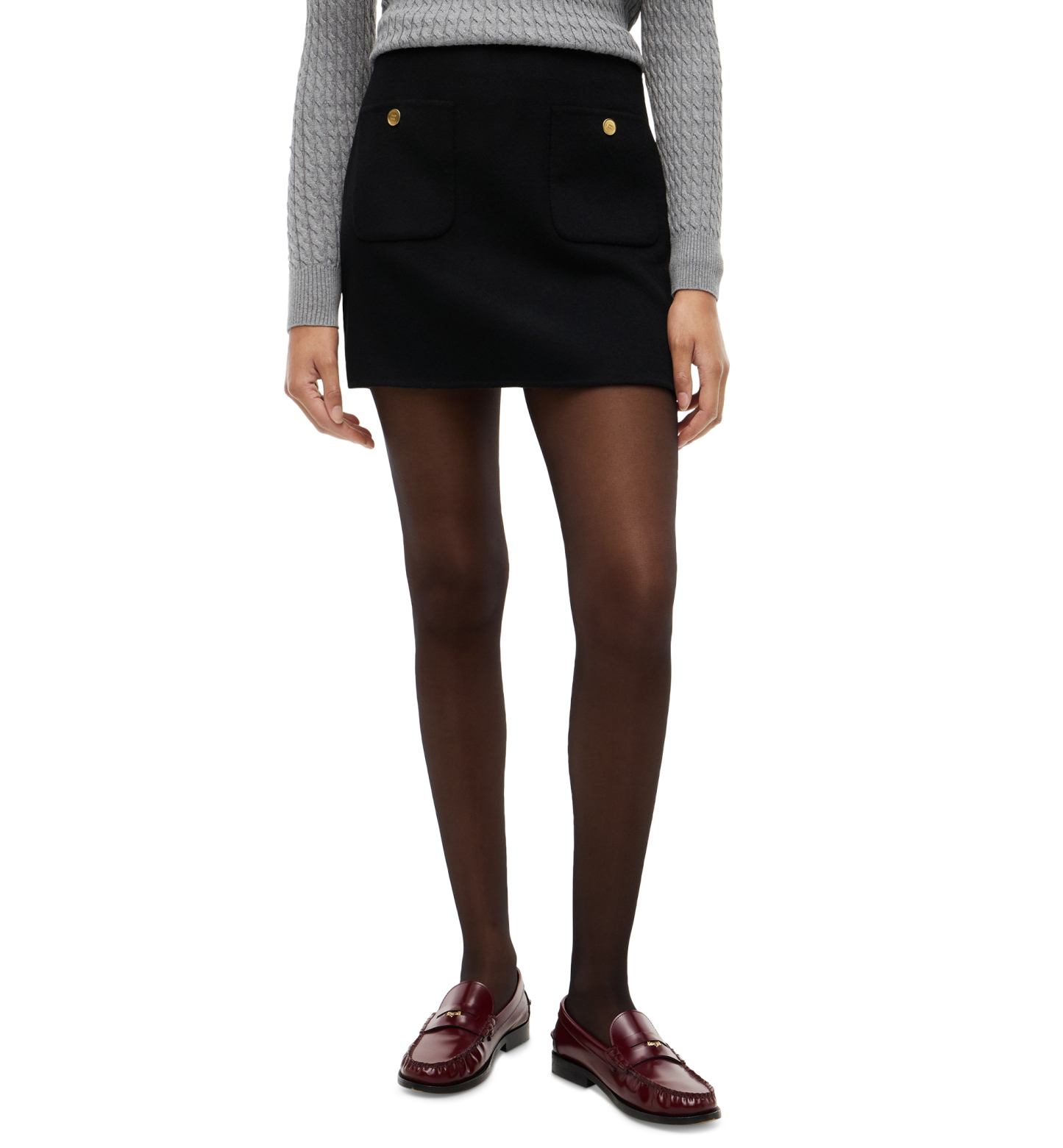 Tommy Hilfiger Women's A-Line Mini Skirt - Black