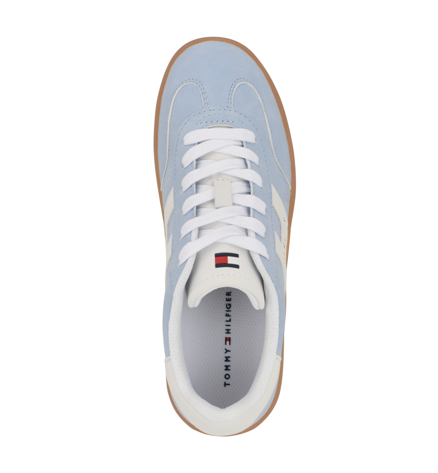 Tommy Hilfiger Women's Maisie Low Profile Lace-Up Sneakers - Light Blue