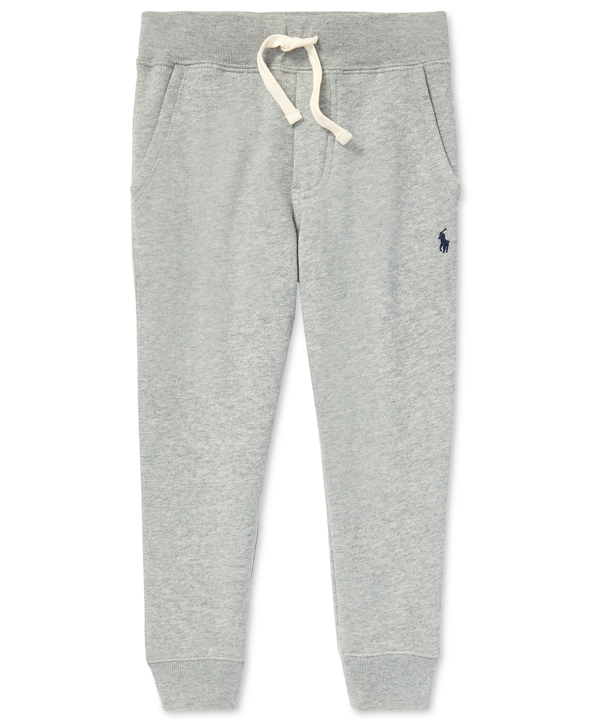 Polo Ralph Lauren Boys' 2T-7 Cotton Fleece Joggers - Dark Sport Heather