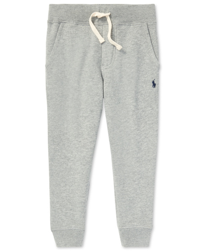 Polo Ralph Lauren Boys' 2T-7 Cotton Fleece Joggers - Dark Sport Heather