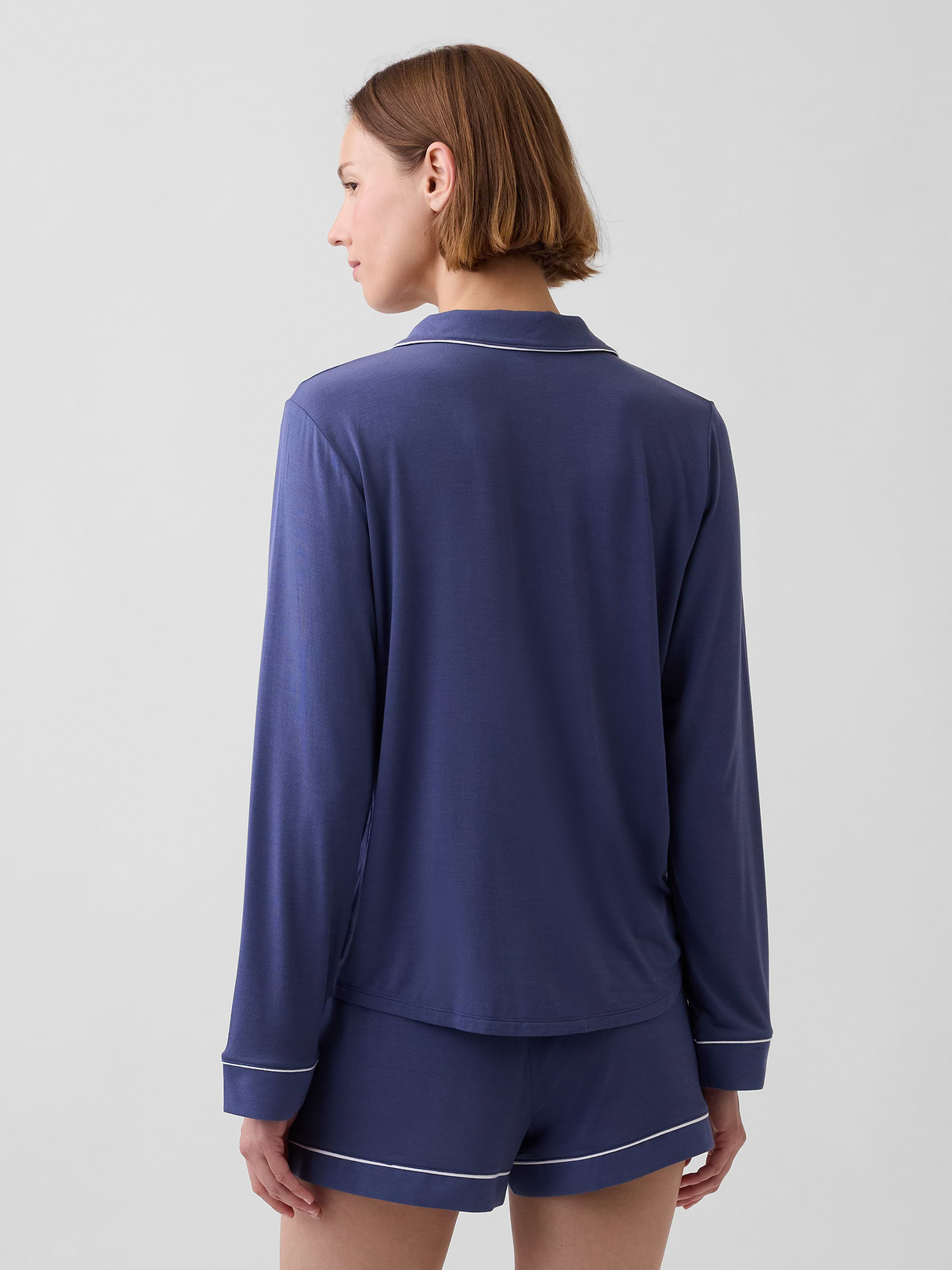 SoftMade Modal PJ Top - Sargassus blue