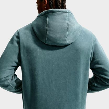 Men's Nithtke Sportswear Club Washed Fleece Hoodie - Mineral Slate/Mineral Slate