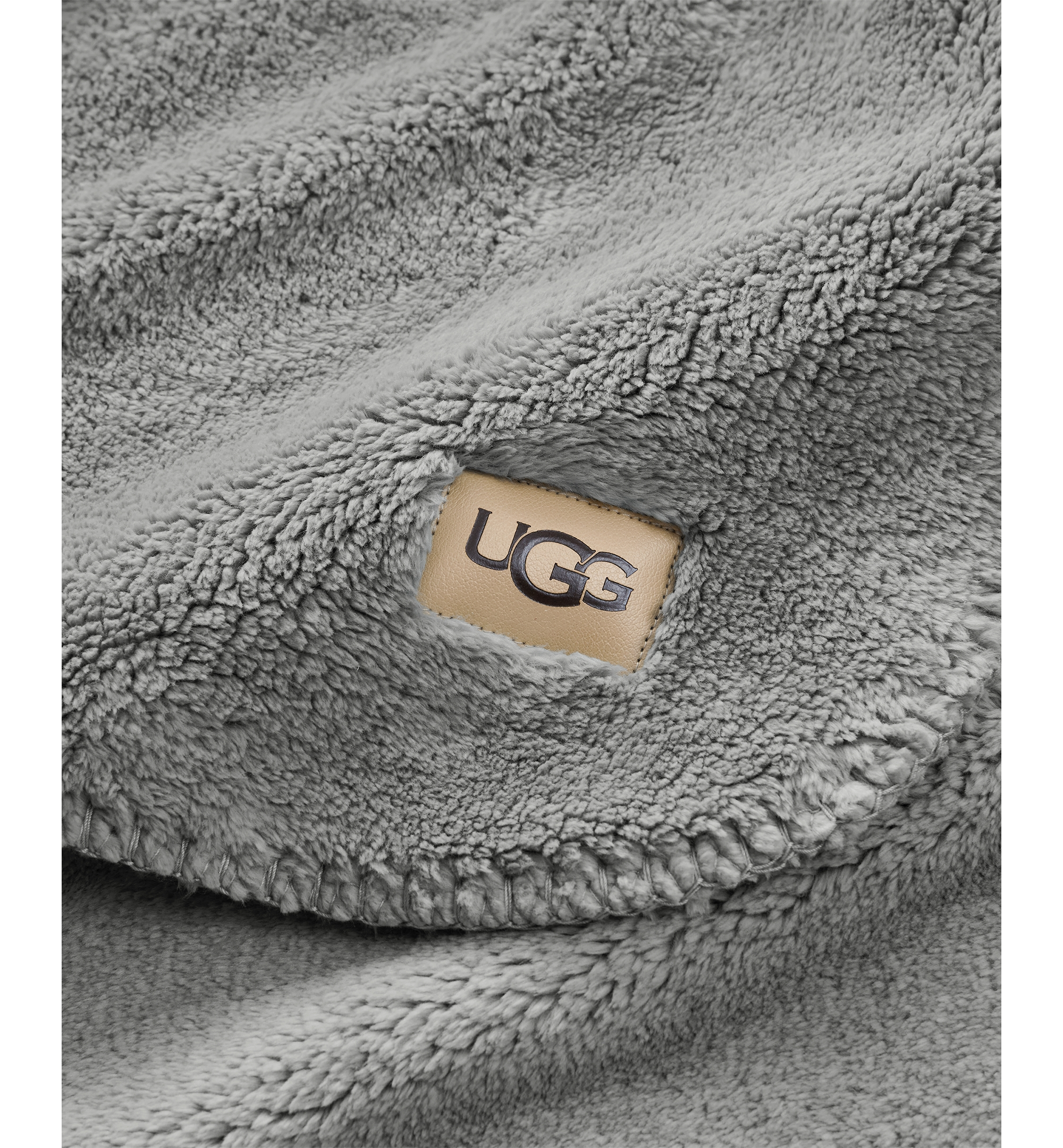 UGG® Saige Plush Throw, 50" x 70" - Seal