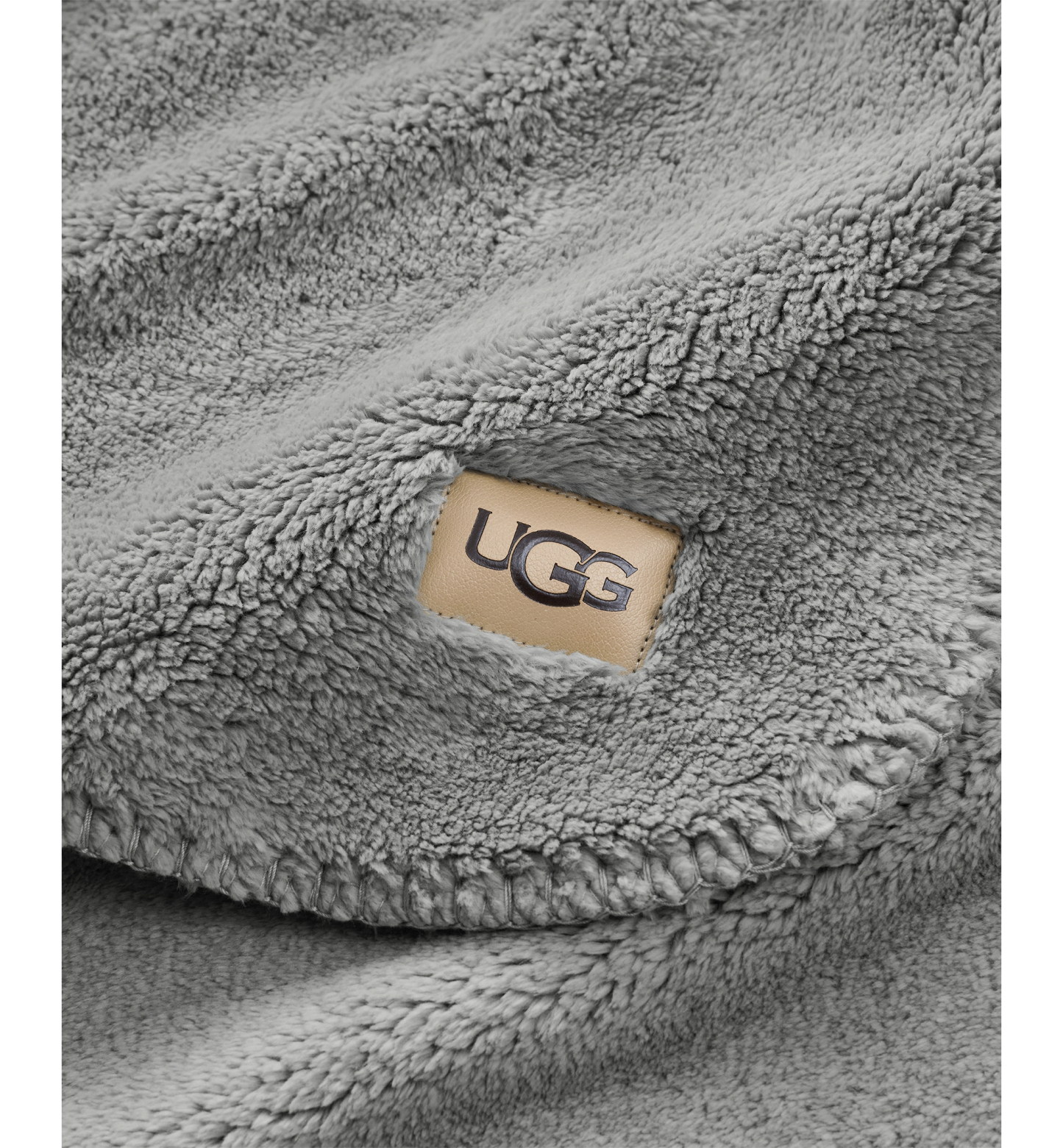 UGG® Saige Plush Throw, 50" x 70" - Seal