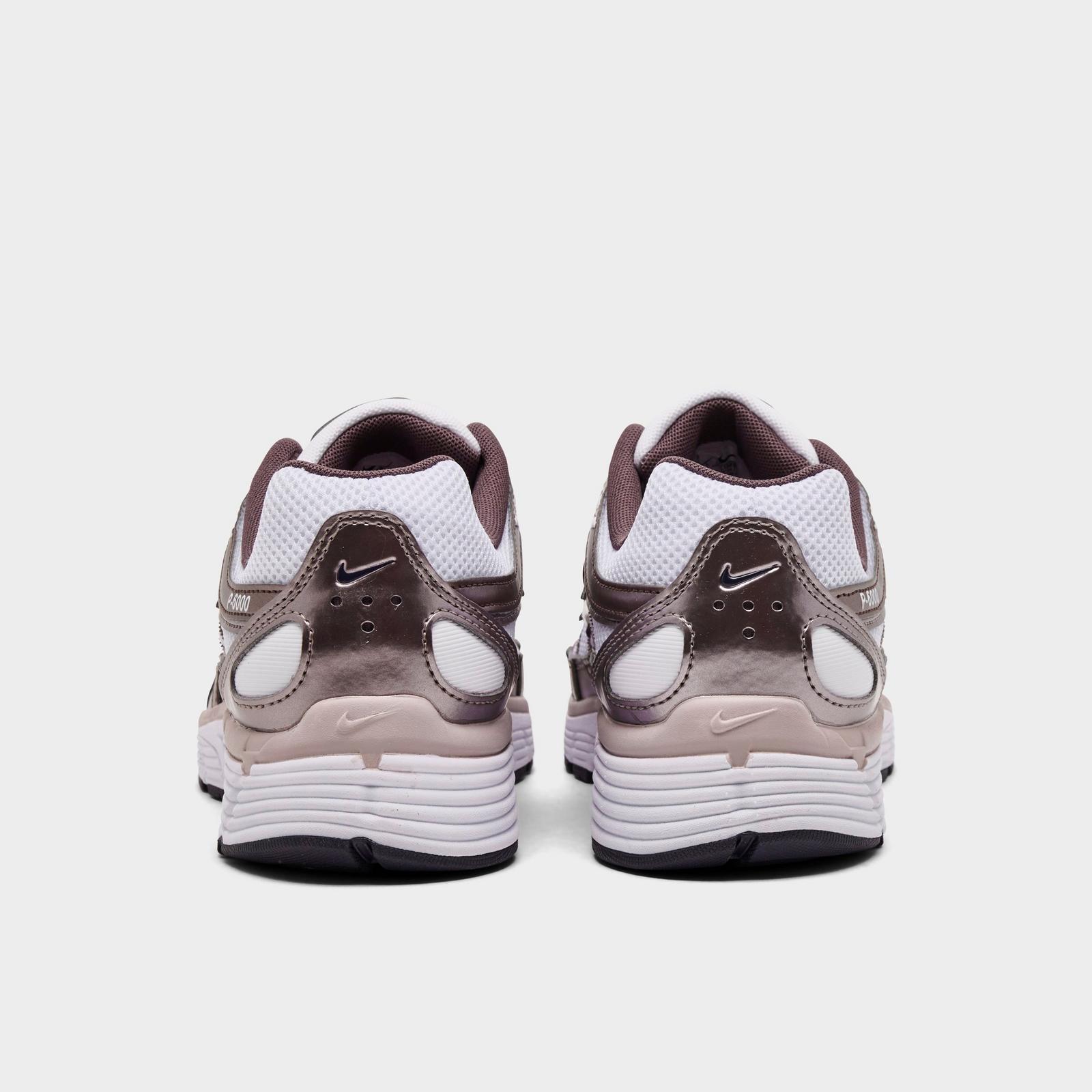 Women's Nike P-6000 Casual Shoes - White/Purple Dynasty/Light Violet Ore