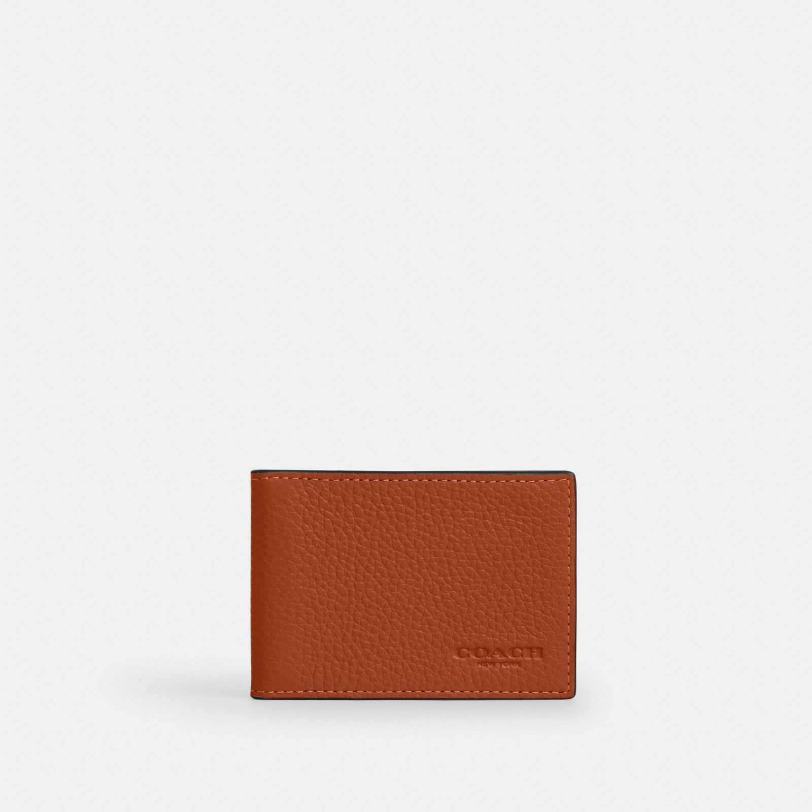 Compact Billfold Wallet - Amber Brown