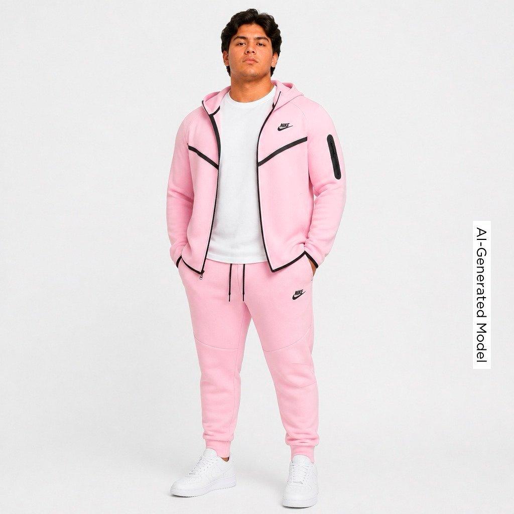 Men's Nithtke Tech Fleece Jogger Pants - Part 2 - Pink Foam/Black